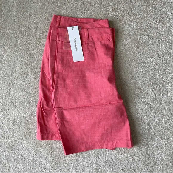 Calvin Klein Chambray Shorts - Picture 3 of 4